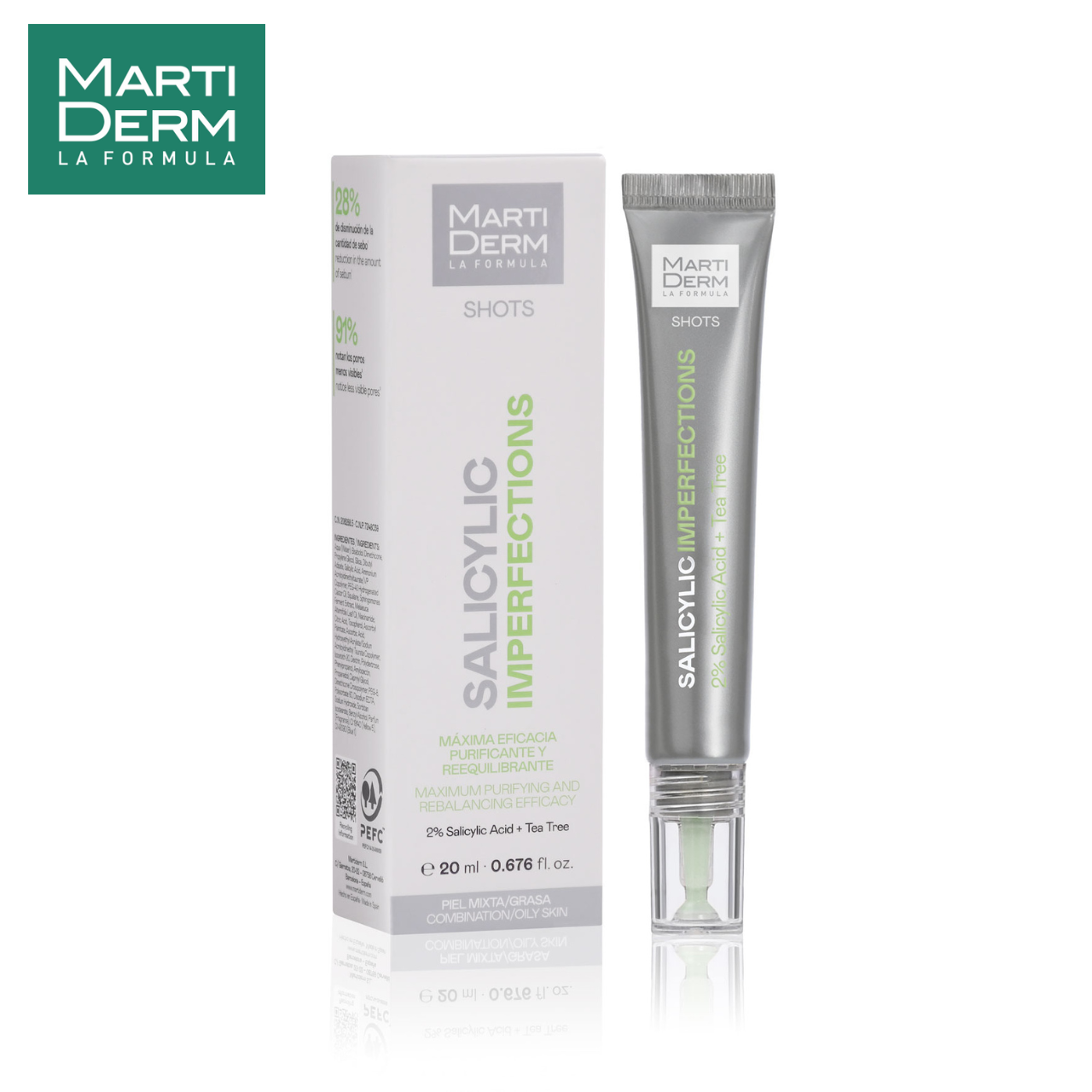 MartiDerm Shots Salicylic Imperfections 20ml