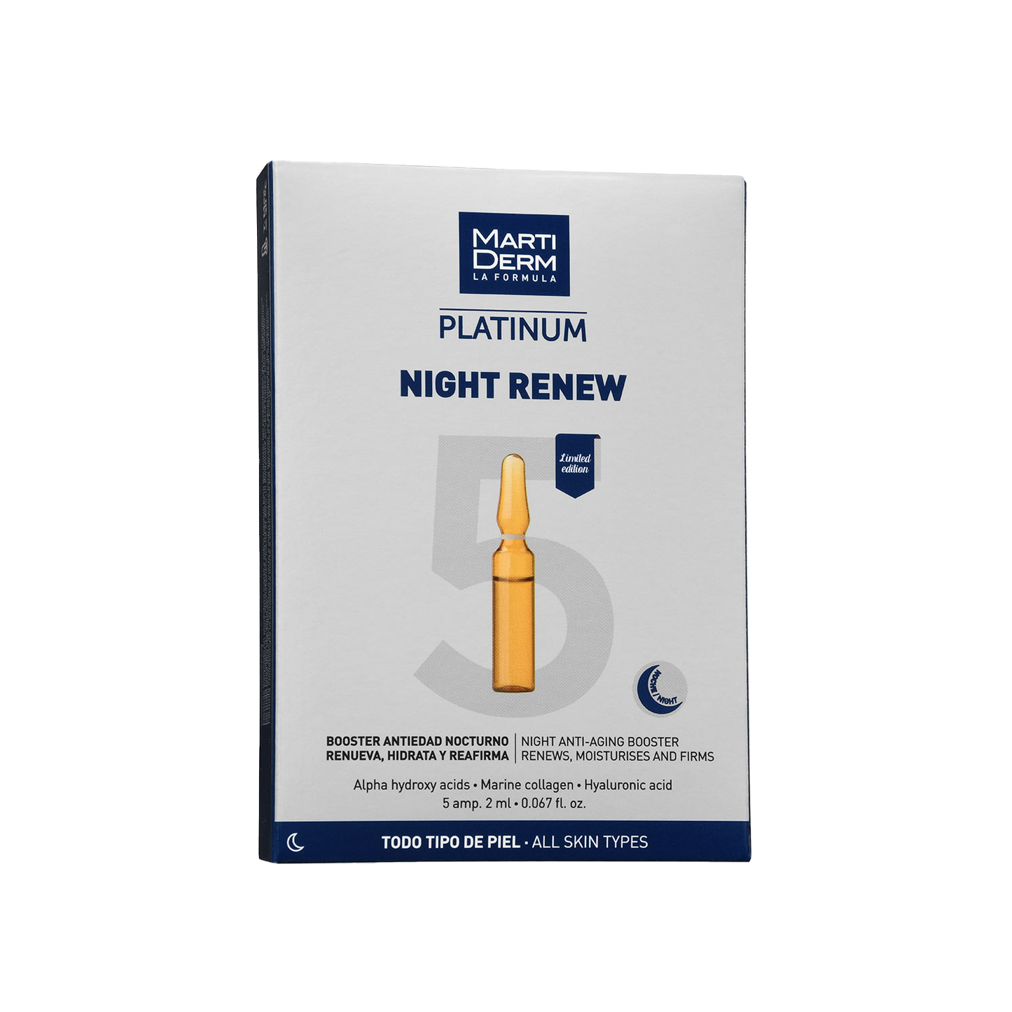 MartiDerm PLATINUM Night renew 5 Ampoule