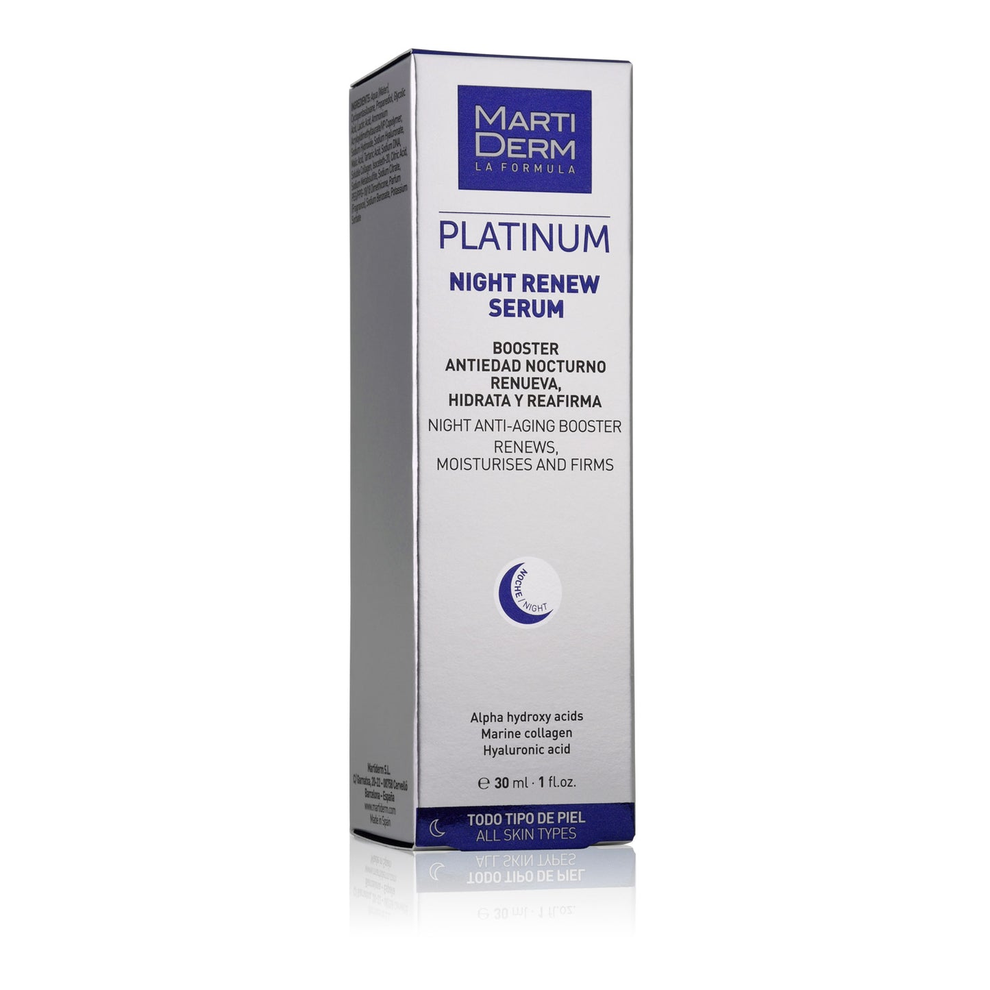 MartiDerm PLATINUM Night renew Serum 30ml