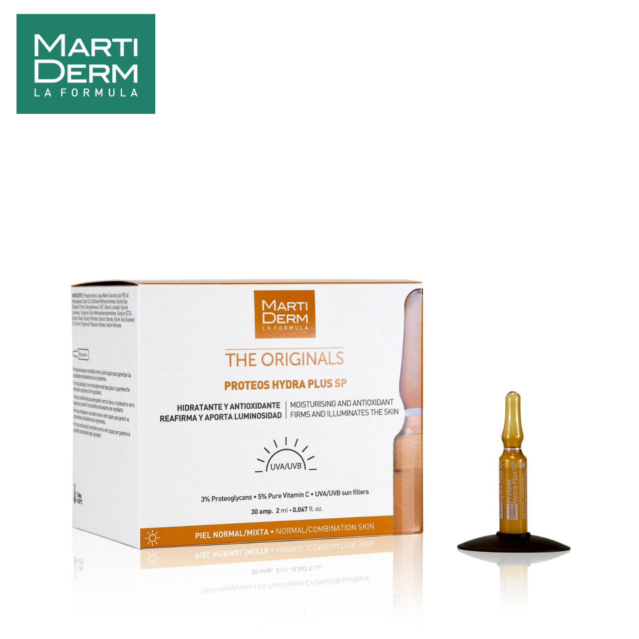 MartiDerm THE ORIGINALS Proteos Hydra Plus SP 30 Ampoules