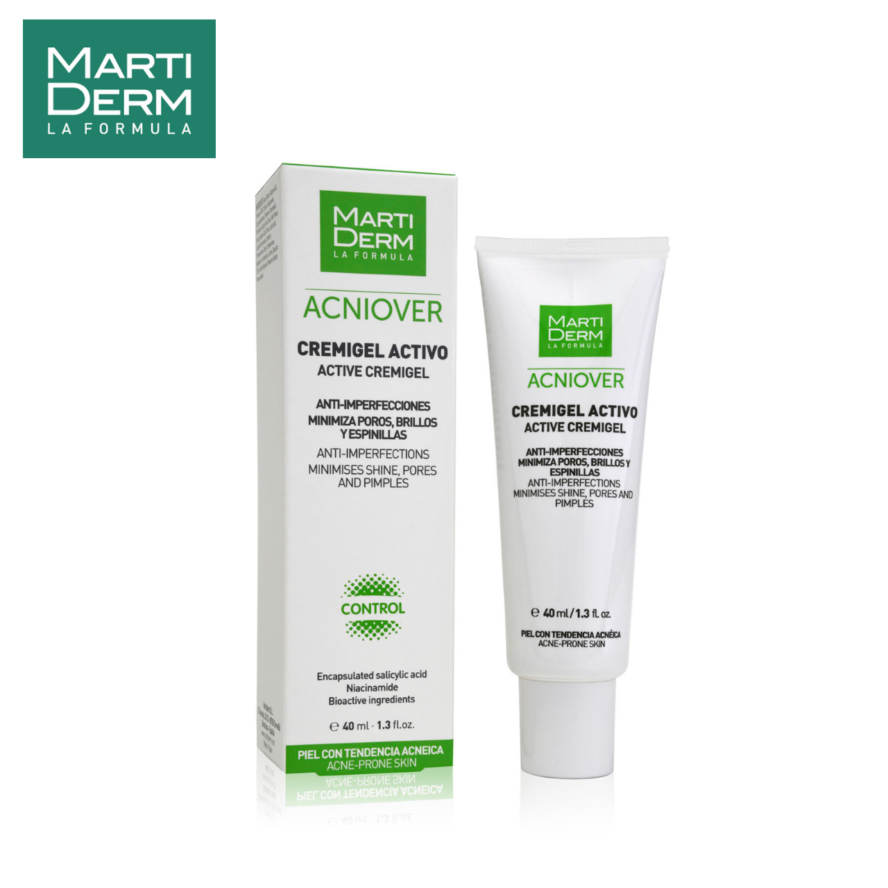 MartiDerm ACNIOVER Active Cremigel 40ml