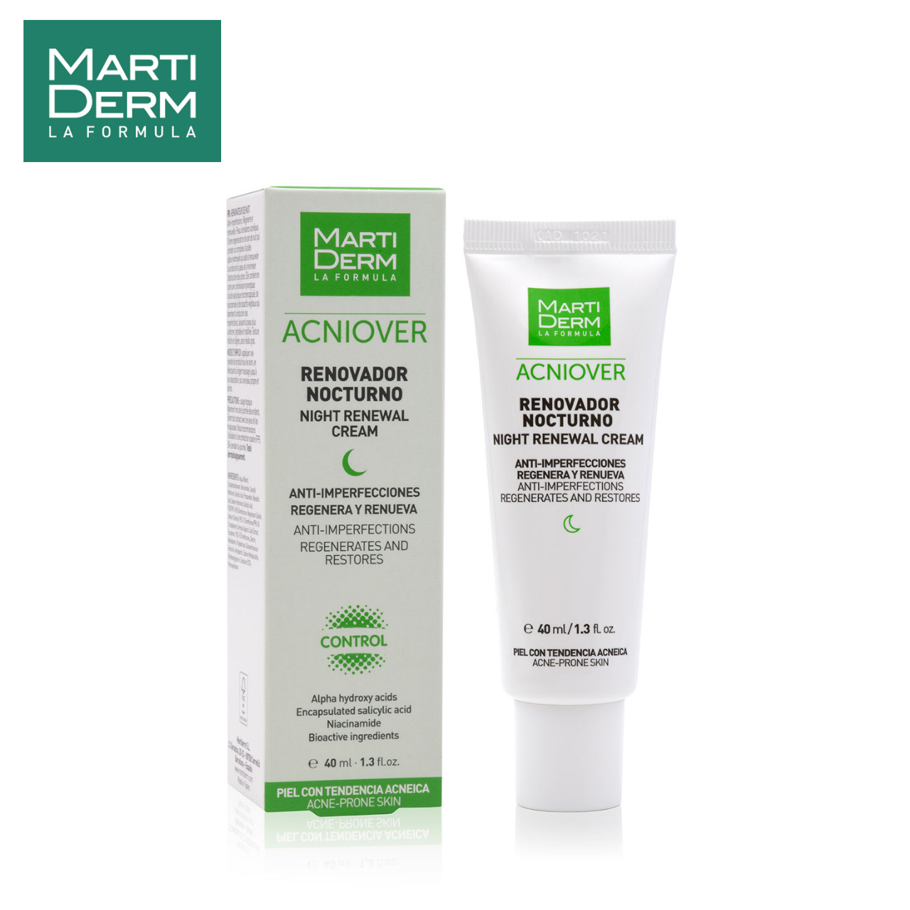 MartiDerm ACNIOVER Night Renewal Cream