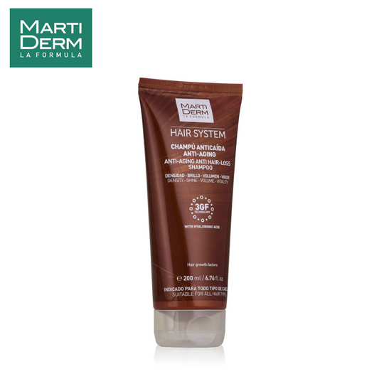 MartiDerm HAIR SYSTEM Anti Hair Loss Anti aging Shampoo 200ml